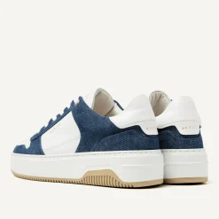 DAMES Nubikk Basket Court Denim Sneakers Voor Dames