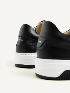 Heren Nubikk Basket Court Zwarte Sneakers Voor Heren