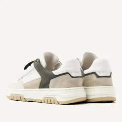 Nubikk Basket Court JR Wit Grijze Sneakers Voor Kids