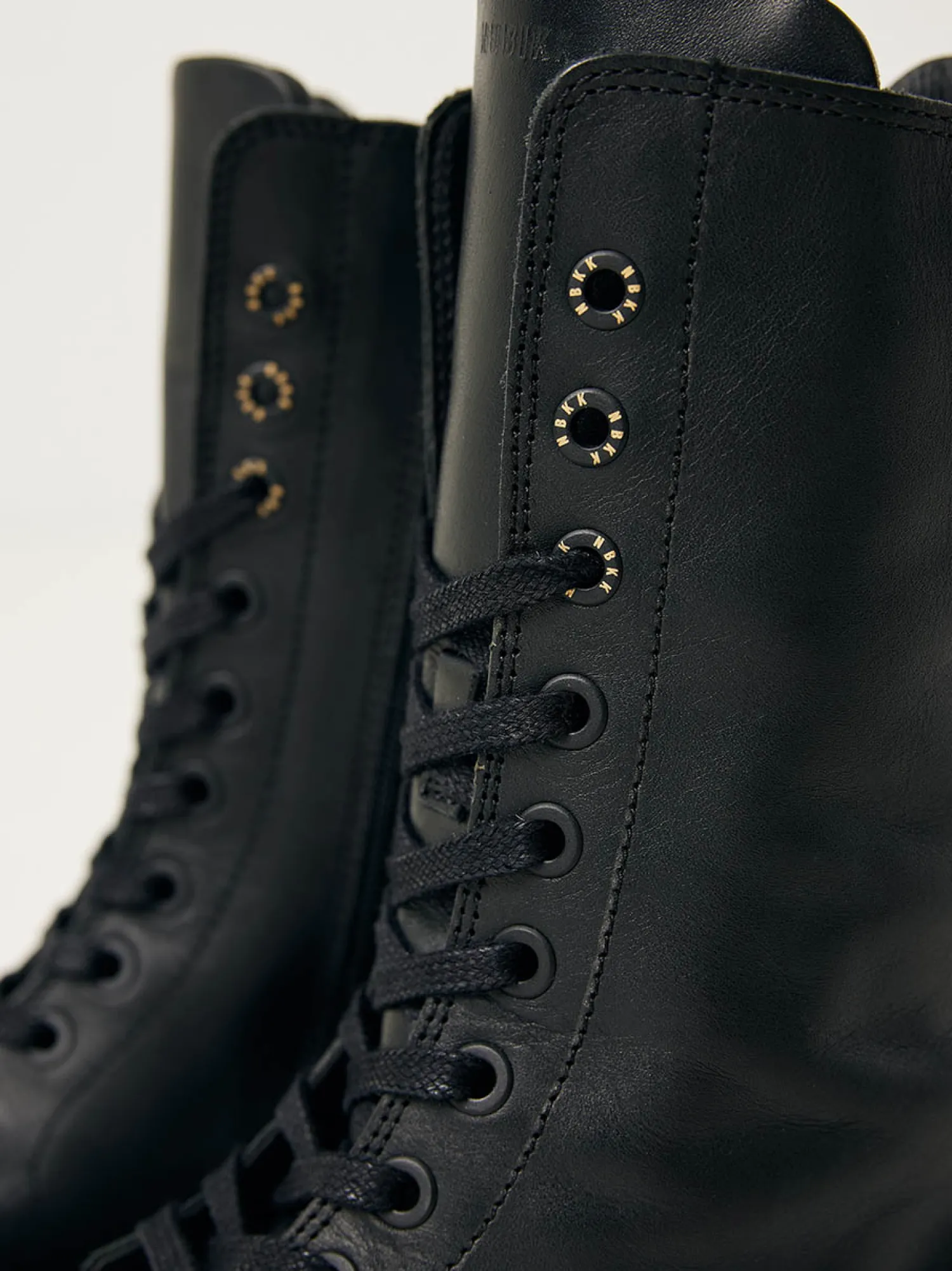 DAMES Nubikk Fae Aubine Zwarte Biker Boots Voor Dames