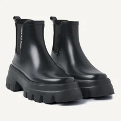 DAMES Nubikk Flore Lemon Zwarte Boots Voor Dames