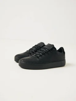 Heren Nubikk Jagger Python Zwarte Sneakers Voor Heren