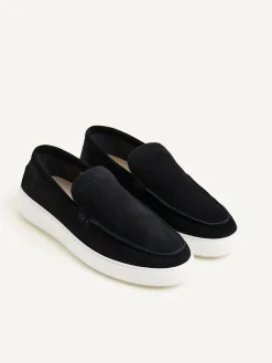 Heren Nubikk Jiro Mio Blauwe Loafers Voor Heren