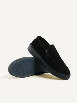 Heren Nubikk Jiro Mio Donkerblauwe Loafers Voor Heren