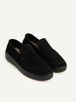 Heren Nubikk Jiro Mio Zwarte Raven Loafers Voor Heren
