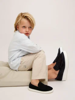 Nubikk Jiro Mio JR Blauwe Loafers Voor Kids