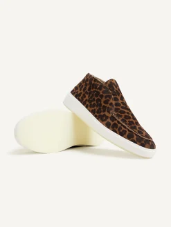 DAMES Nubikk Jiro Sua Leopard Suede Loafers For Women