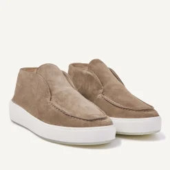 Heren Nubikk Jiro Suo Taupe Mid Loafers Voor Heren