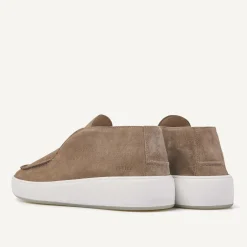 Heren Nubikk Jiro Suo Taupe Mid Loafers Voor Heren