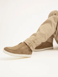 Nubikk Jiro Suo K Taupe Loafers Voor Kids