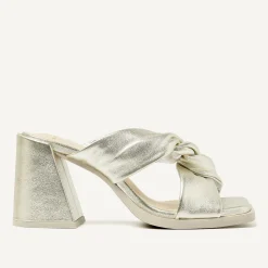 DAMES Nubikk Lana Twist Gouden Sandalen Voor Dames