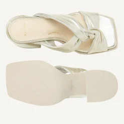 DAMES Nubikk Lana Twist Gouden Sandalen Voor Dames