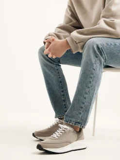 Heren Nubikk Oberon Reese Beige Sneakers Voor Heren