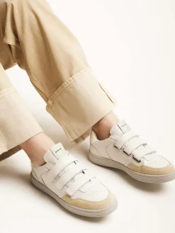 DAMES Nubikk Ray Straps Beige Sneakers Voor Dames