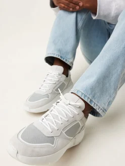 Heren Nubikk Roque Road Curl Grijze Sneakers Voor Heren