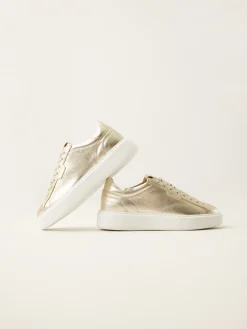 DAMES Nubikk Vince Tora Gouden Sneakers Voor Dames