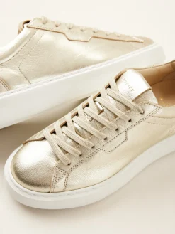 DAMES Nubikk Vince Tora Gouden Sneakers Voor Dames