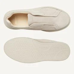 Heren Nubikk Vince Viggo Beige Suede Sneakers Voor Heren